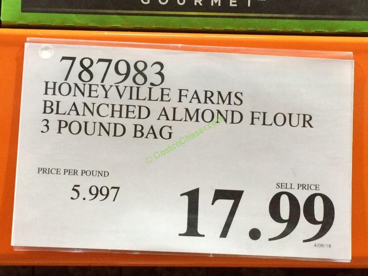 Honeyville Farmers Blanched Almond Flour 3 Pound Bag CostcoChaser
