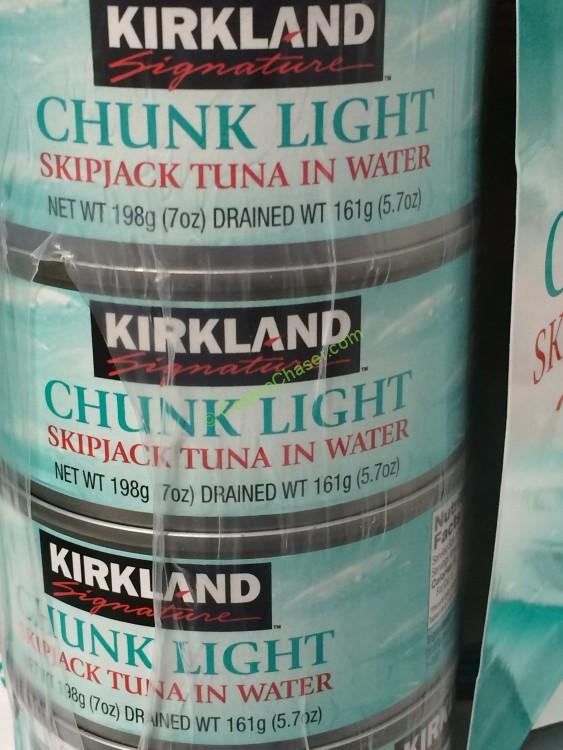Kirkland Signature Chunk Light Tuna 12/7 Ounce Cans