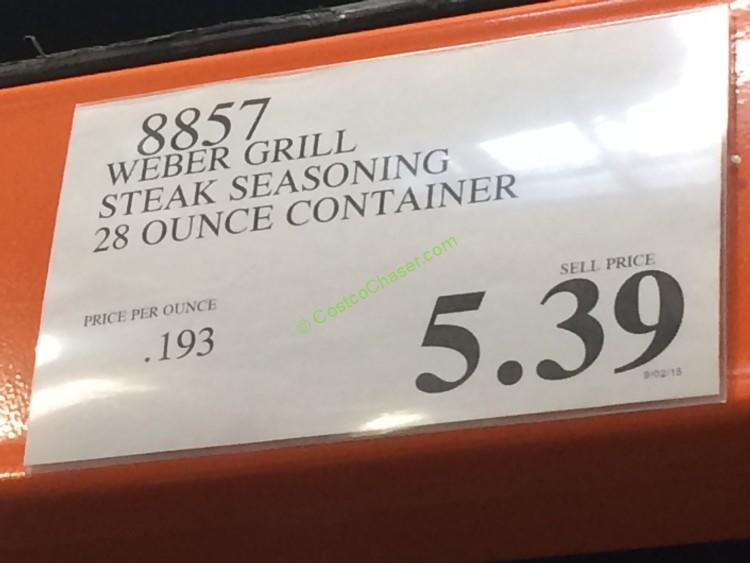 costco8857webergrillsteakseasoningtag CostcoChaser