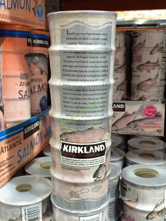 Kirkland Signature Wild Alaskan Pink Salmon Boneless/ Skinless 6/6 Ounce Cans
