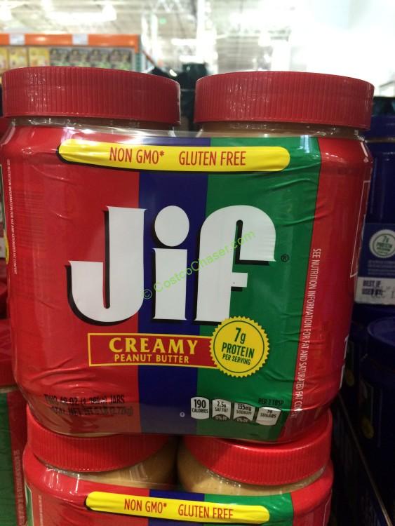 Jif Creamy Peanut Butter 2/48 Ounce Jars