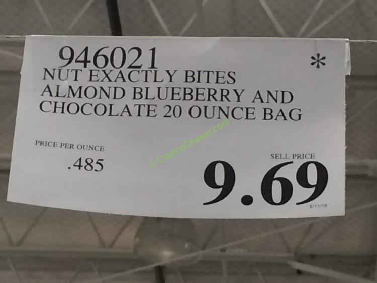 costco946021nutexactlybitesalmondblueberrychocolatetag CostcoChaser