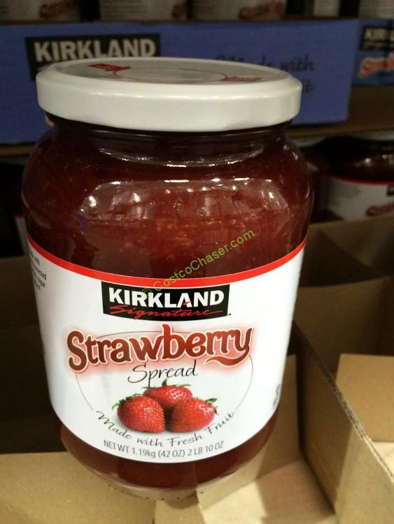 Kirkland Signature Strawberry Spread 42 Ounce Jar CostcoChaser