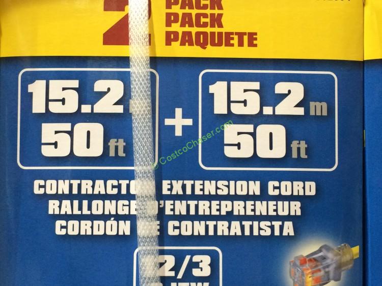 costco96280450foot123sjtwextensioncordpart CostcoChaser