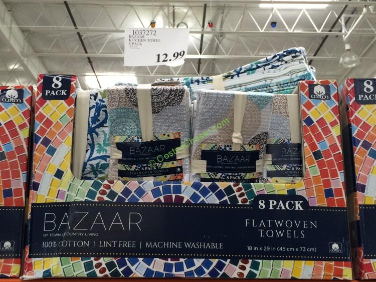 Bazaar Kitchen Towel 8 Pack