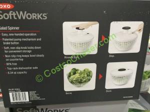 Costco-1053616- OXO-Softworks-Salad-Spinner-use
