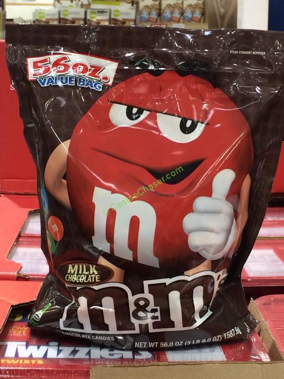 M & M’s Milk Chocolate Stand up Pouch 56 Ounce Bag