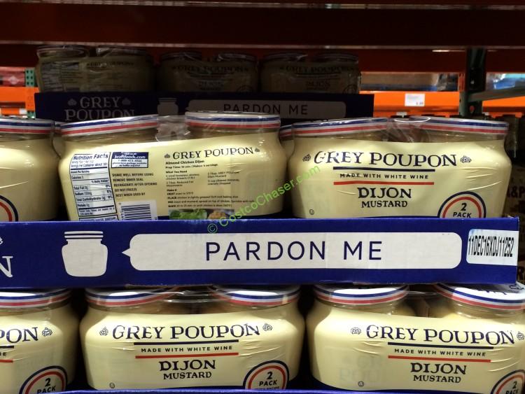 Grey Poupon Dijon Mustard 2/16 Ounce Jars CostcoChaser
