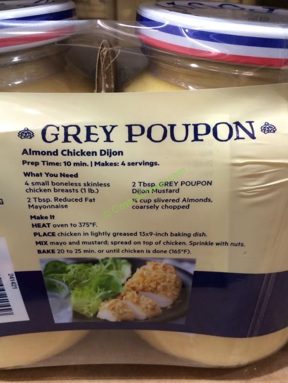 Grey Poupon Dijon Mustard 2/16 Ounce Jars CostcoChaser