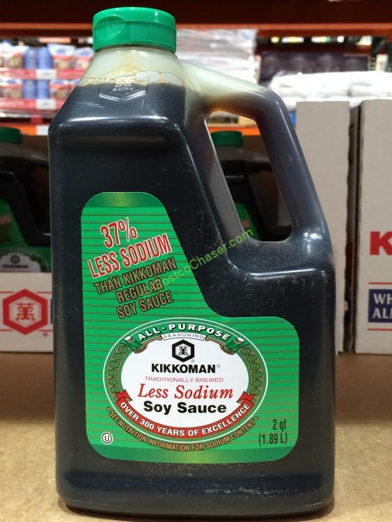 Kikkoman Low Sodium Soy Sauce 64 Ounces