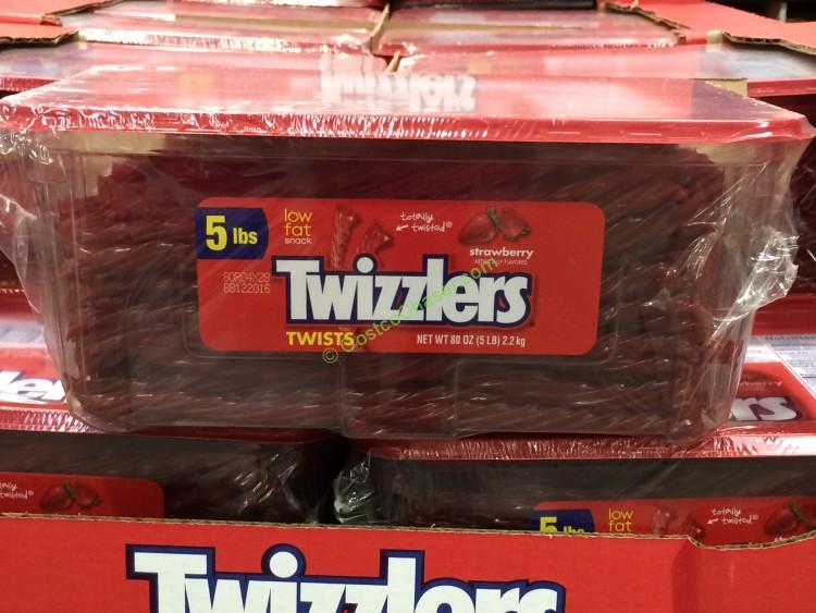 Hershey Company Strawberry Twizzlers 5 Pound Tub