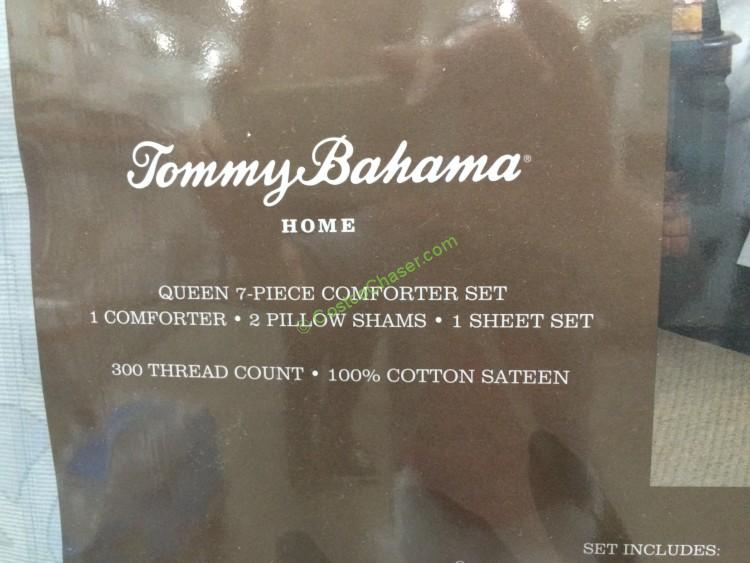 Tommy Bahama 7PC Bed Ensemble Queen CostcoChaser