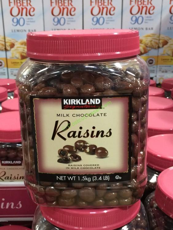 Kirkland Signature Chocolate Raisins 54 Ounce Jar