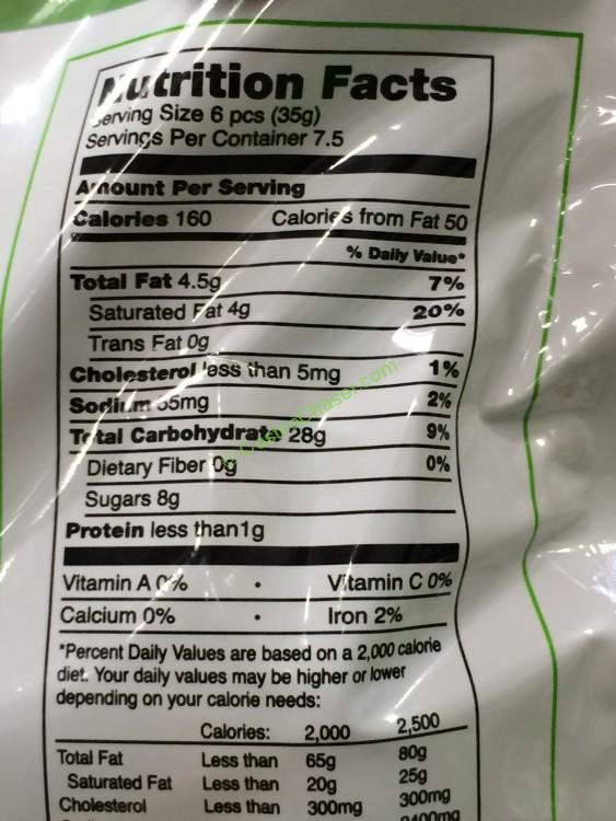 Costco960032 TropicalFieldsCrispyCoconutRollschart CostcoChaser