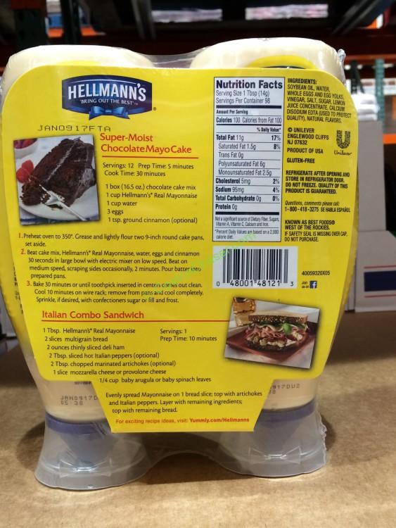 Costco981859 HellmannsRealMayonnaiseback CostcoChaser
