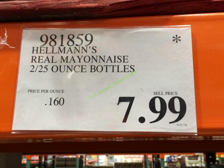 Costco981859 HellmannsRealMayonnaisetag CostcoChaser