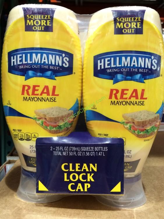 Hellmann’s Real Mayonnaise 2/25 Ounce Bottles