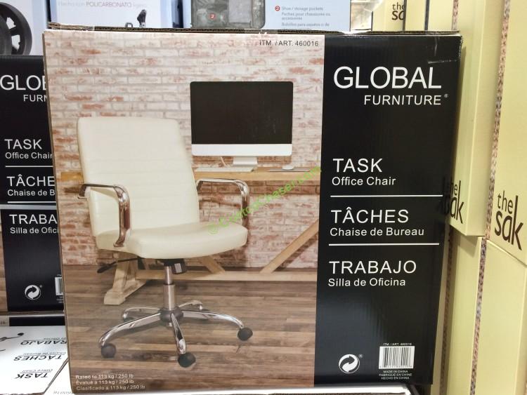 Global Furniture Task Chair Bonded Leather