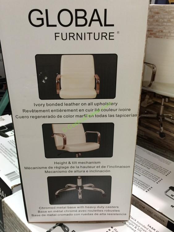Global Furniture Task Chair Bonded Leather CostcoChaser