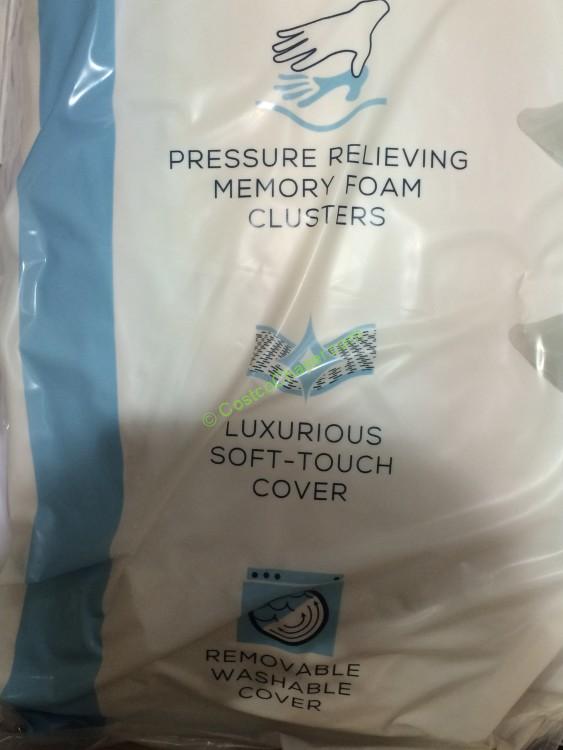 Purelux Gel Cloud Memory Foam Cluster Pillow 2 PK CostcoChaser