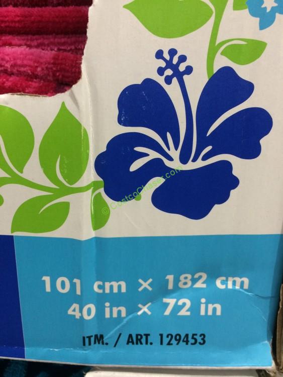 Kirkland Signature Jacquard Beach Towel 40” x 72” CostcoChaser