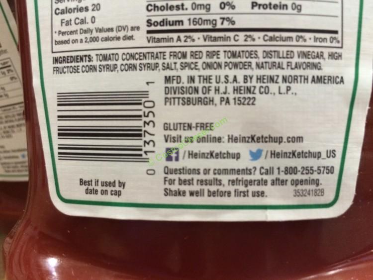 Heinz Tomato Ketchup 3/44 Ounce Bottles CostcoChaser