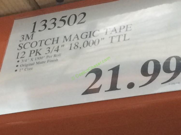 costco1335023mscotchmagictape12pk34tag CostcoChaser