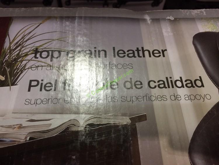 costco242201lazboytopgrainleatherexecutivepfficechairpart