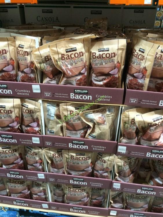 Kirkland Signature Crumbled Bacon 20 Ounce Bag CostcoChaser