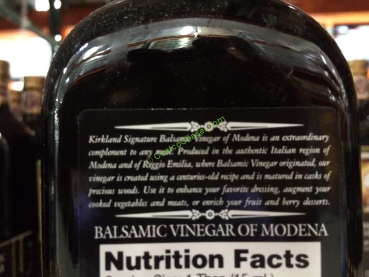 Kirkland Signature Balsamic Vinegar 33.8 Ounce Bottle CostcoChaser