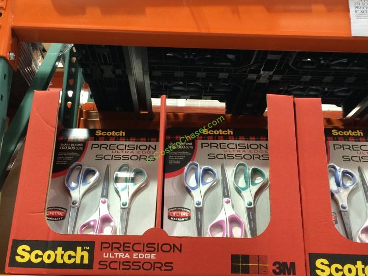 3M Scotch Precision Ultra Edge 8” Scissor 3PK CostcoChaser