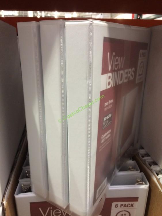 costco534738tops1roundringwhiteviewbinder6pk CostcoChaser
