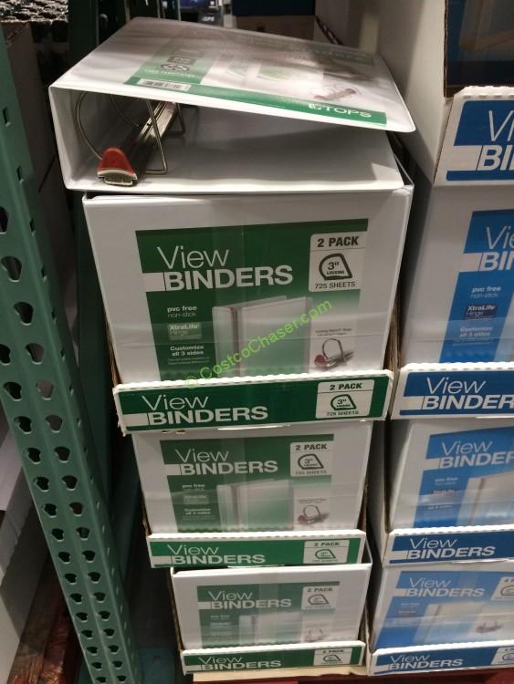 costco534740tops3lockingdringwhiteviewbinder2pkall