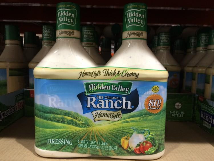 Hidden Valley Homestyle Ranch 2-Count Bottle, 80 fl oz Total