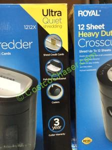costco-663580-Royal-1212X-12-Sheet-Cross-Cut-Shredder-part
