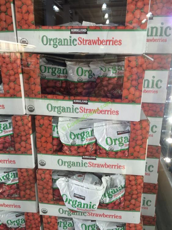 Kirkland Signature Organic Pure Nature Strawberries 4 Pound Bag