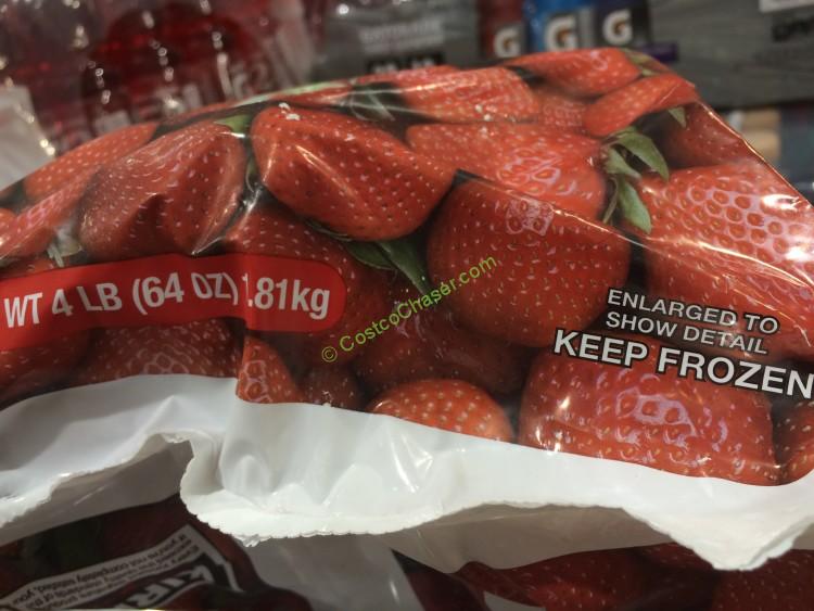 Kirkland Signature Organic Pure Nature Strawberries 4 Pound Bag