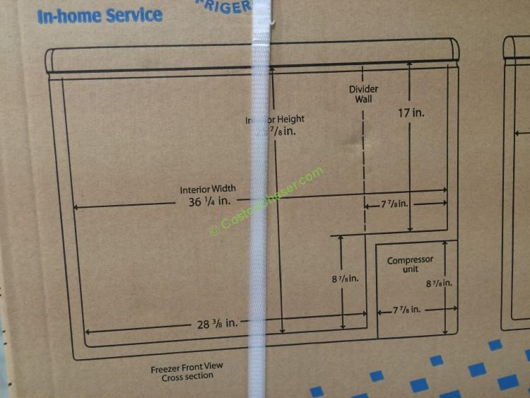 Danby Chest Freezer 7.1 Cubic Foot Model DCF071A3WDB CostcoChaser