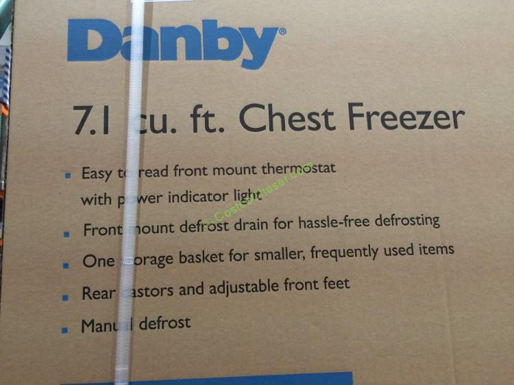 Danby Chest Freezer 7.1 Cubic Foot Model DCF071A3WDB CostcoChaser