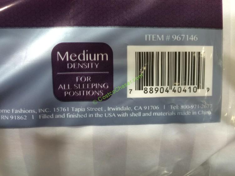 Hotel Grand White Down Pillow, Jumbo or King CostcoChaser