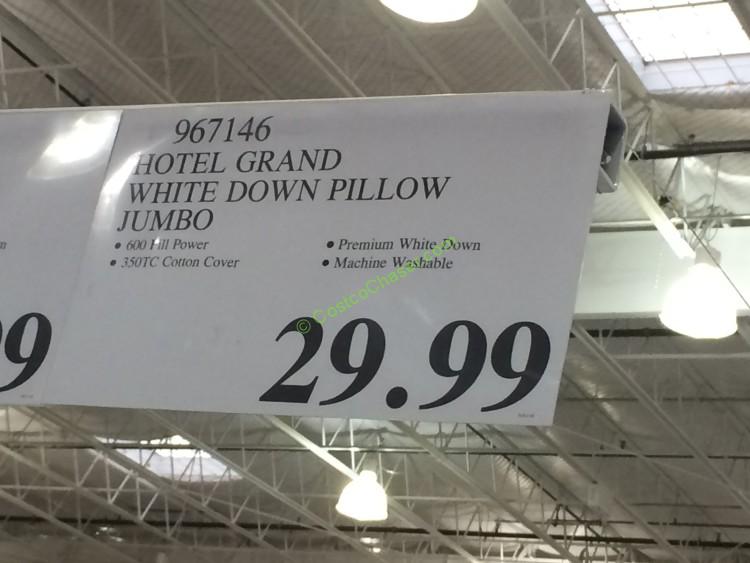 costco967146hotelgrandwhitedownpillowjumbotag CostcoChaser