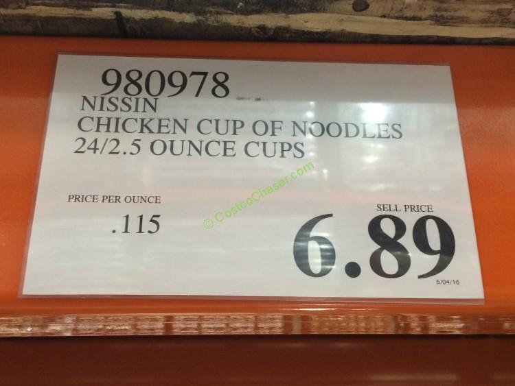 costco980978nissinchickencupofnoodlestag CostcoChaser