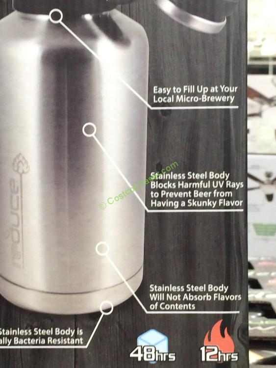 Reduce 64OZ Stainless Steel Growler CostcoChaser reduce-64oz-stainless-steel-growler-costcochaser