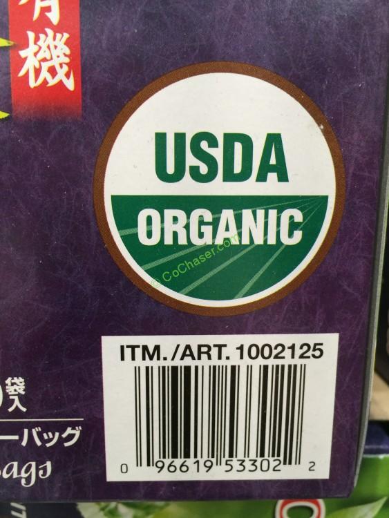 Kirkland Signature Organic Green Tea 100 Count Box CostcoChaser