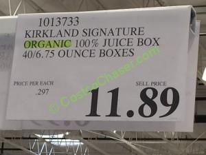 Costco-1013733-Kirkland-Signature-organic –Juice-Box-tag