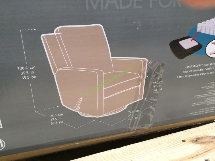 True Innovations Swivel Glider Recliner CostcoChaser