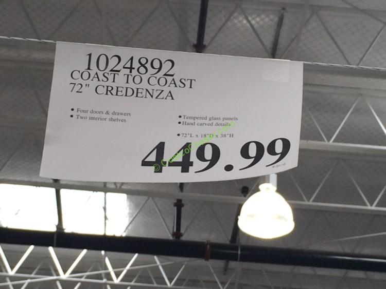 Costco-1024892-Coast-To-Coast -72-Credenza-tag