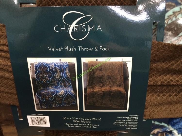 Charisma Plush Throw 60” X 70” 2 Pack CostcoChaser