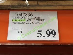 Costco-1047836- Vermont-Village-Organic-Apple-Cider-Vinegar-tag