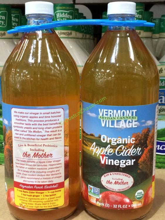 Vermont Village Organic Apple Cider Vinegar 2/32 Ounce